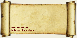 Tamara Jakišić vizit kartica